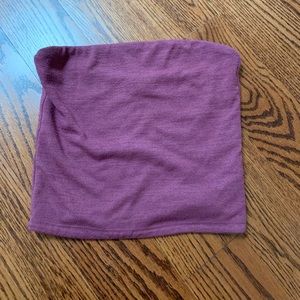 Wilfred Free Aritzia tube top, heather red, small